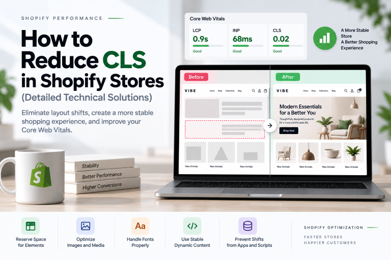 How to reduce CLS in Shopify stores for better Core Web Vitals