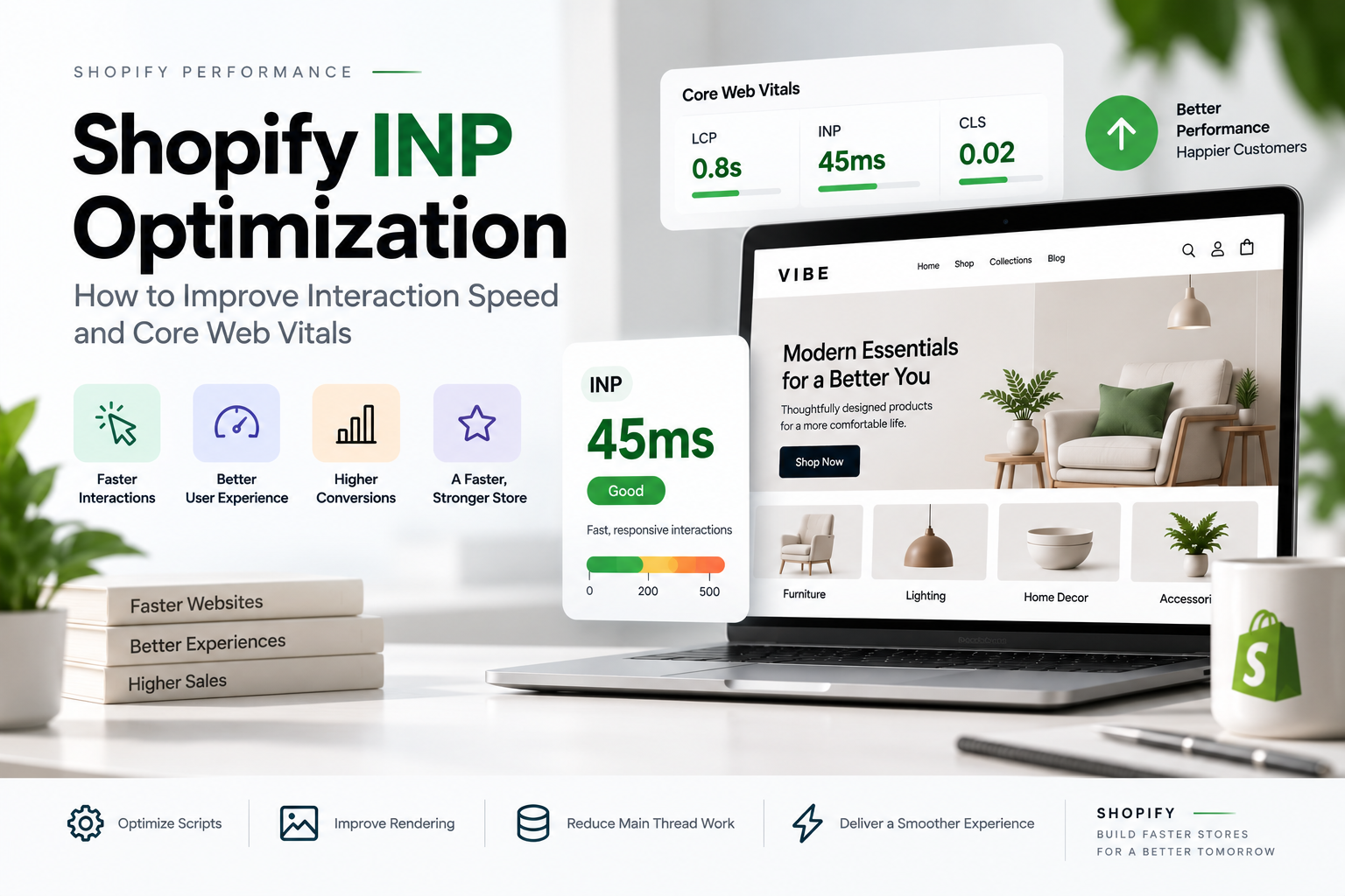 Shopify INP optimization for faster interactions and better Core Web Vitals