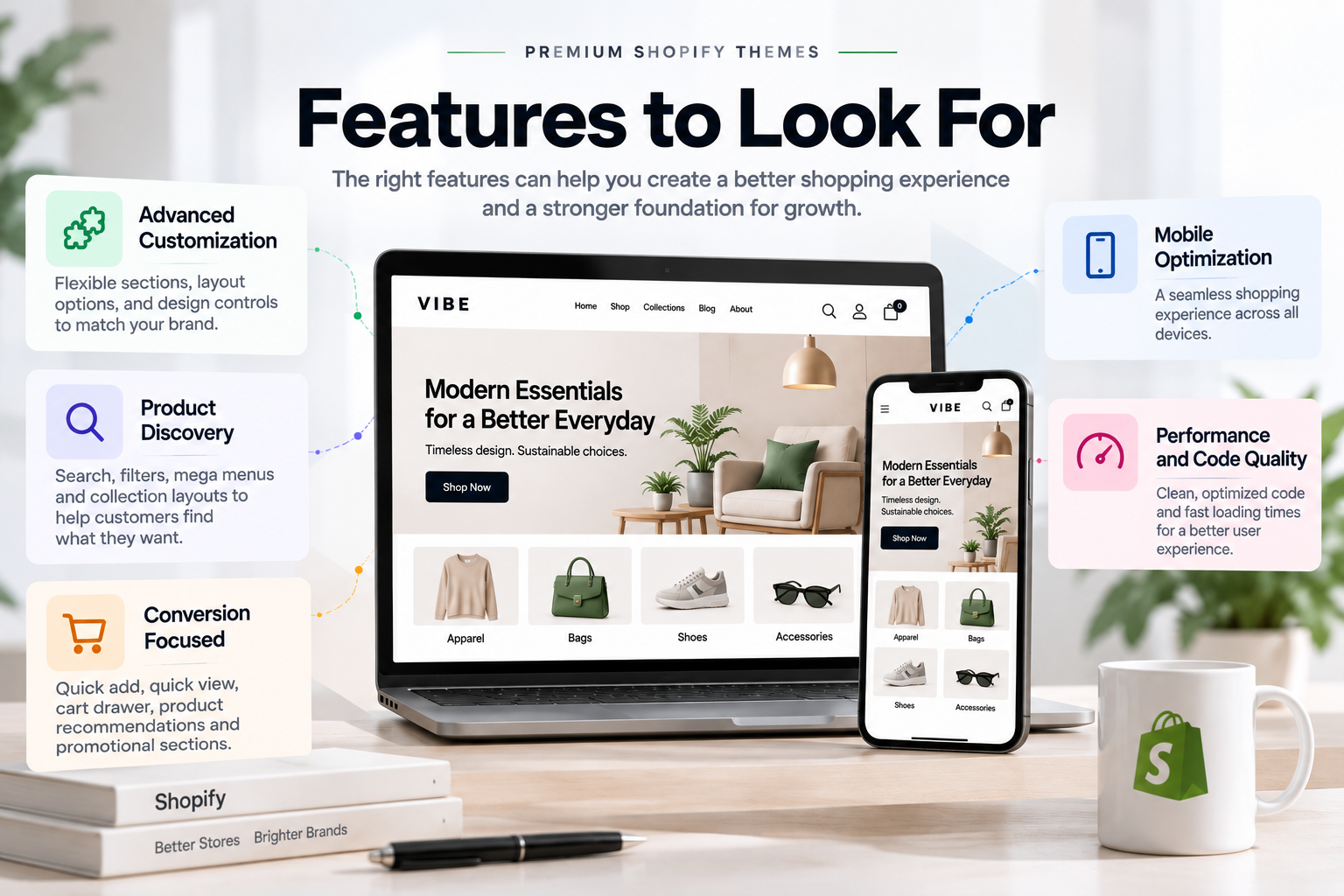Essential features to look for in a premium Shopify theme