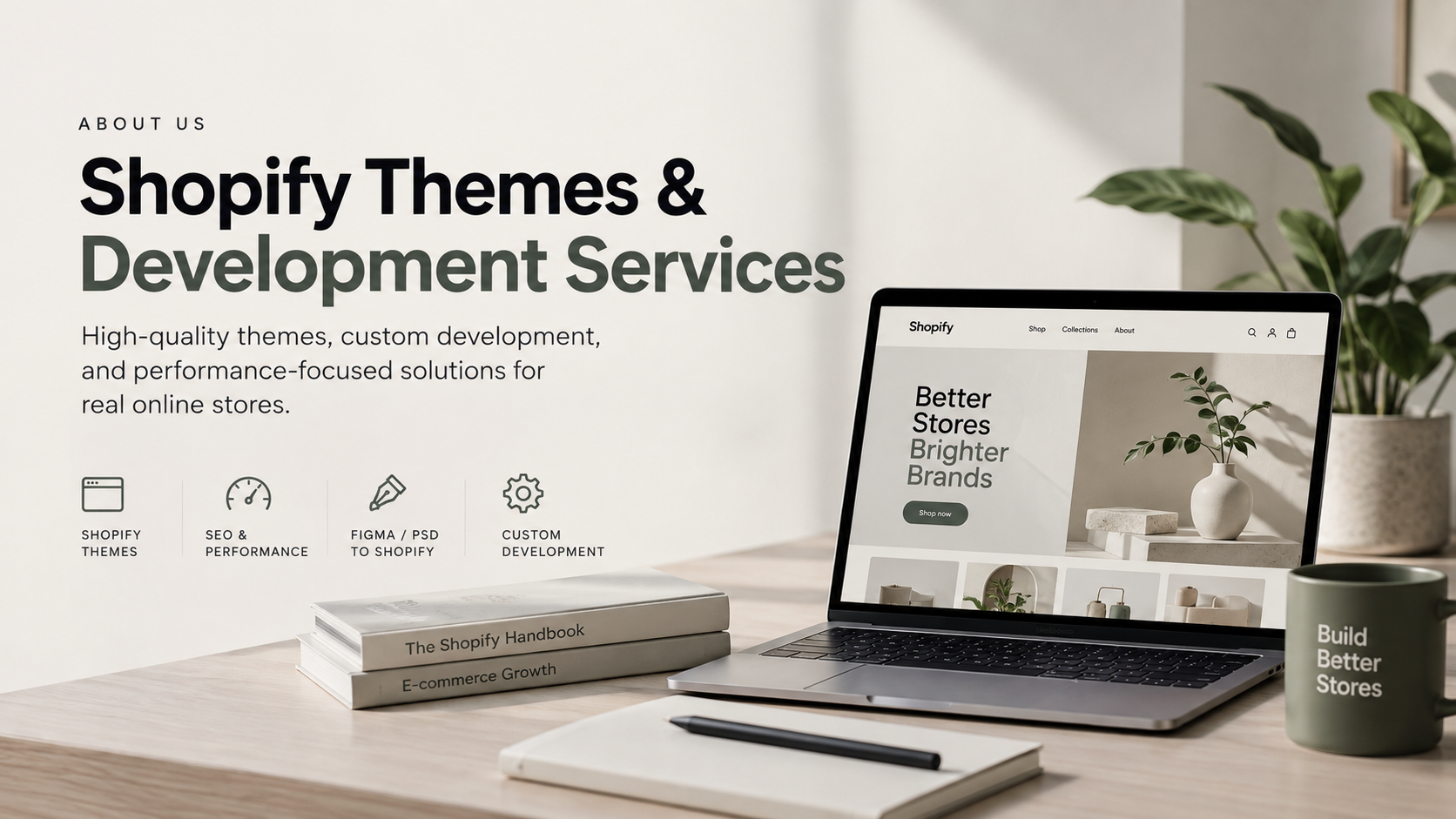 Shopify themes and development services for modern online stores